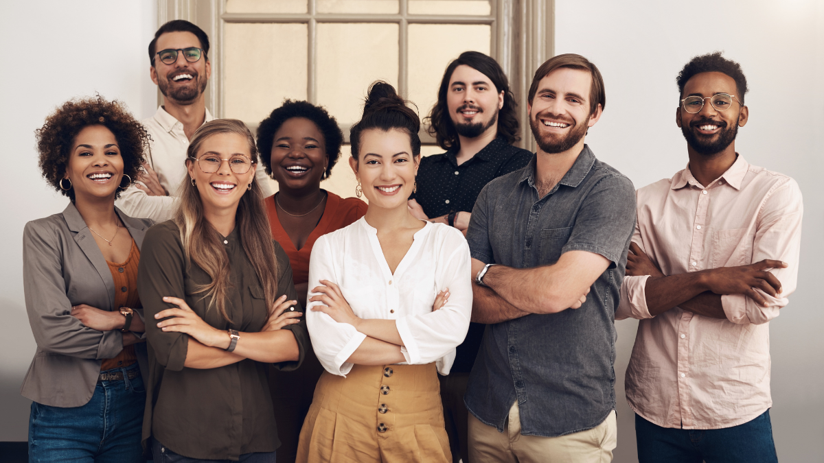 Concierge team collaborating around a table